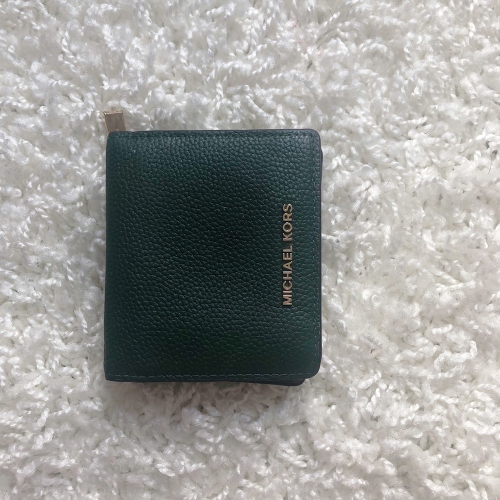 Michael Kors Bedford hunter green wallet
